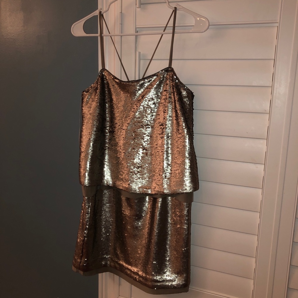 Banana Republic Strappy Sequin Dress